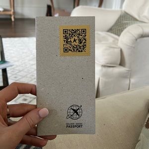 Authentic golden goose passport